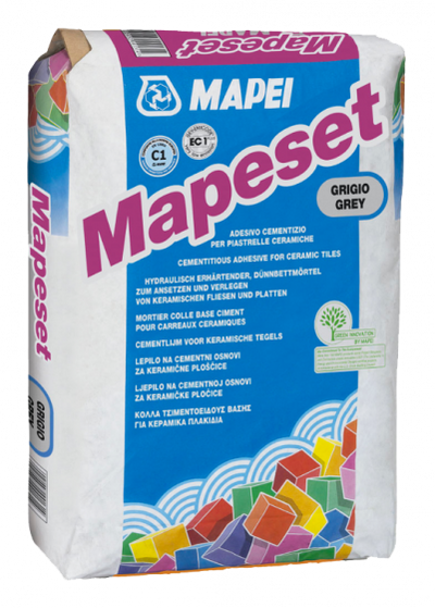 Mortero Gris - Mapei Mapeset 20kg