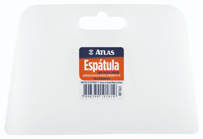 Espátula De Plástico Para Aplicación De Masilla 13X9cm - Atlas