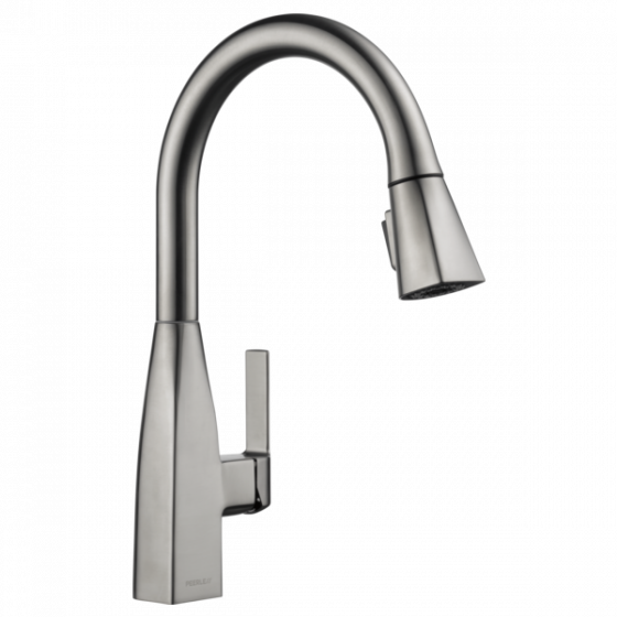 Grifo Fregador Monomando Pull Down Acero Inoxidable - Peerless Xander