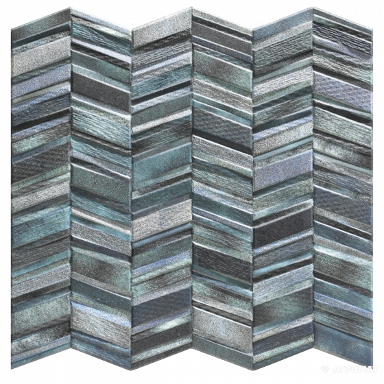 Revestimiento De Ceramica Mate 44x44cm Ocean - Realonda Chevron