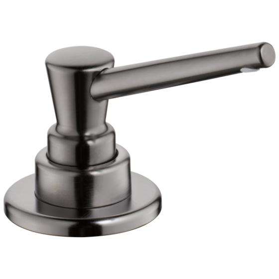 Dispensador De Jabon Liquido Negro Inoxidable - Delta Signature