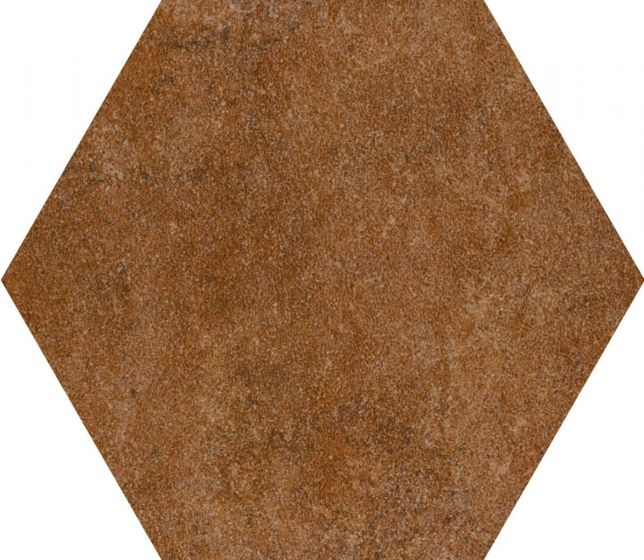 Pavimento De Ceramica Mate 38X33Cm Cafe - Samboro Valencia Hex
