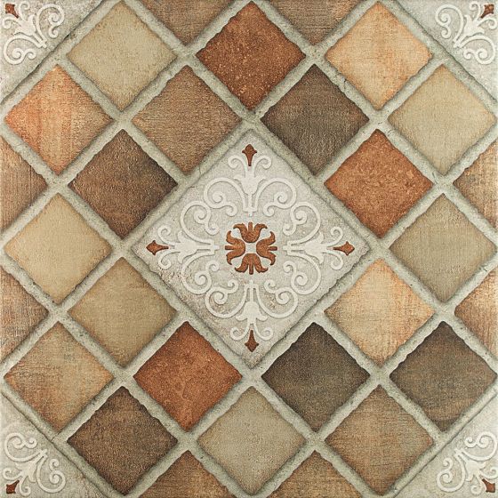 Pavimento De Ceramica Antideslizante 55X55Cm - Triunfo Rochaforte Pedra Florata